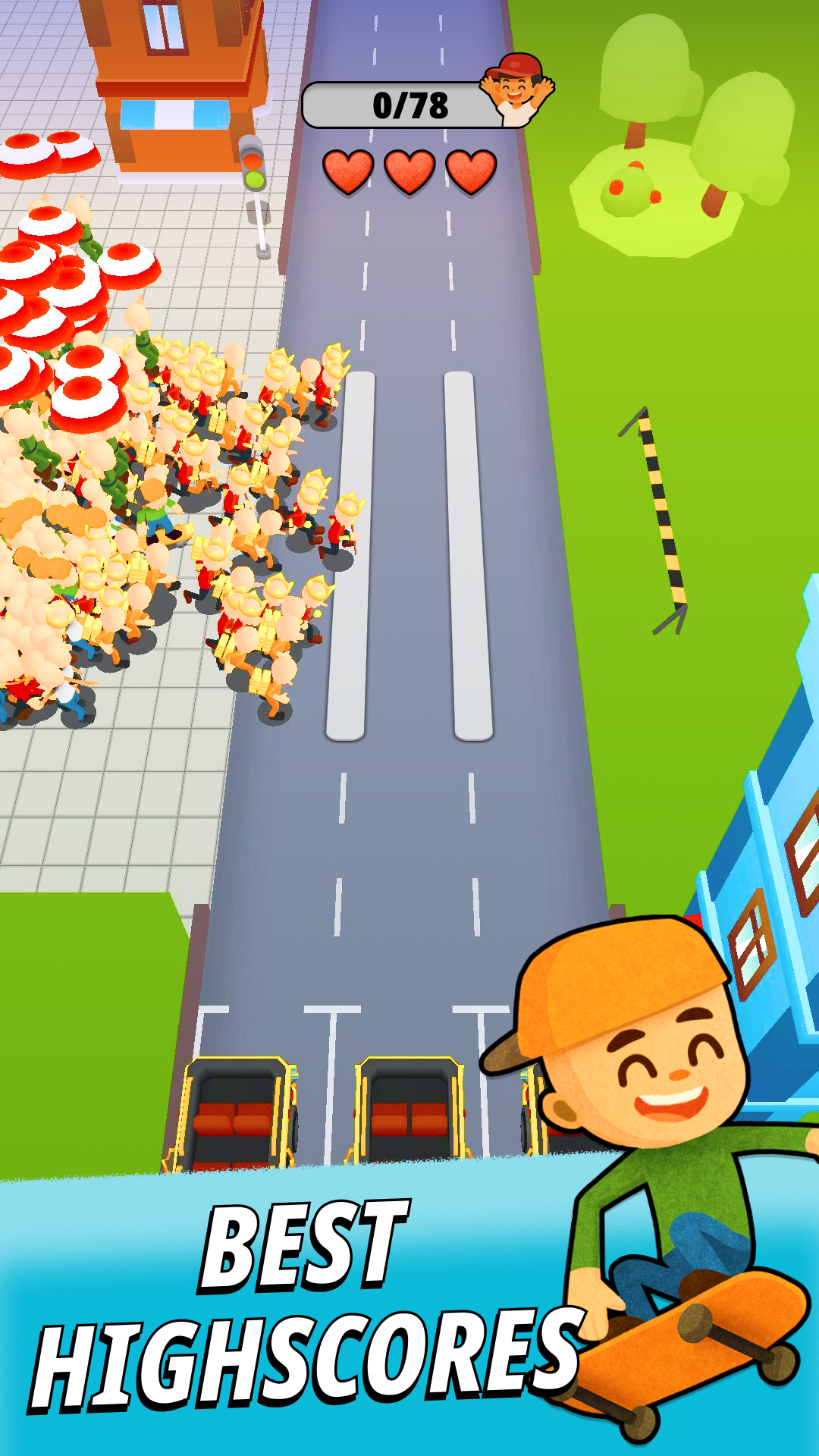 Picking up passengers